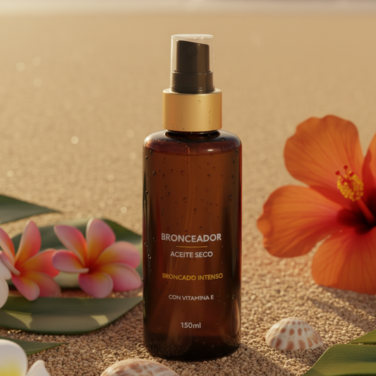 Bronceador Aceite Seco EuroStyle primer plano